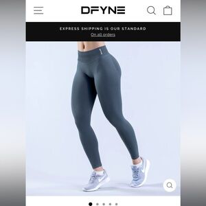 DFYNE Gray Leggings